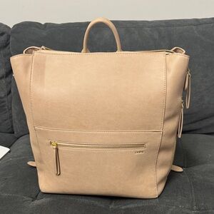 Fawn + Nordstrom Square Diaper Bag - Beige